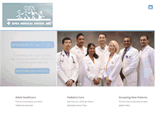 Tablet Screenshot of apexmedicalgroup.org